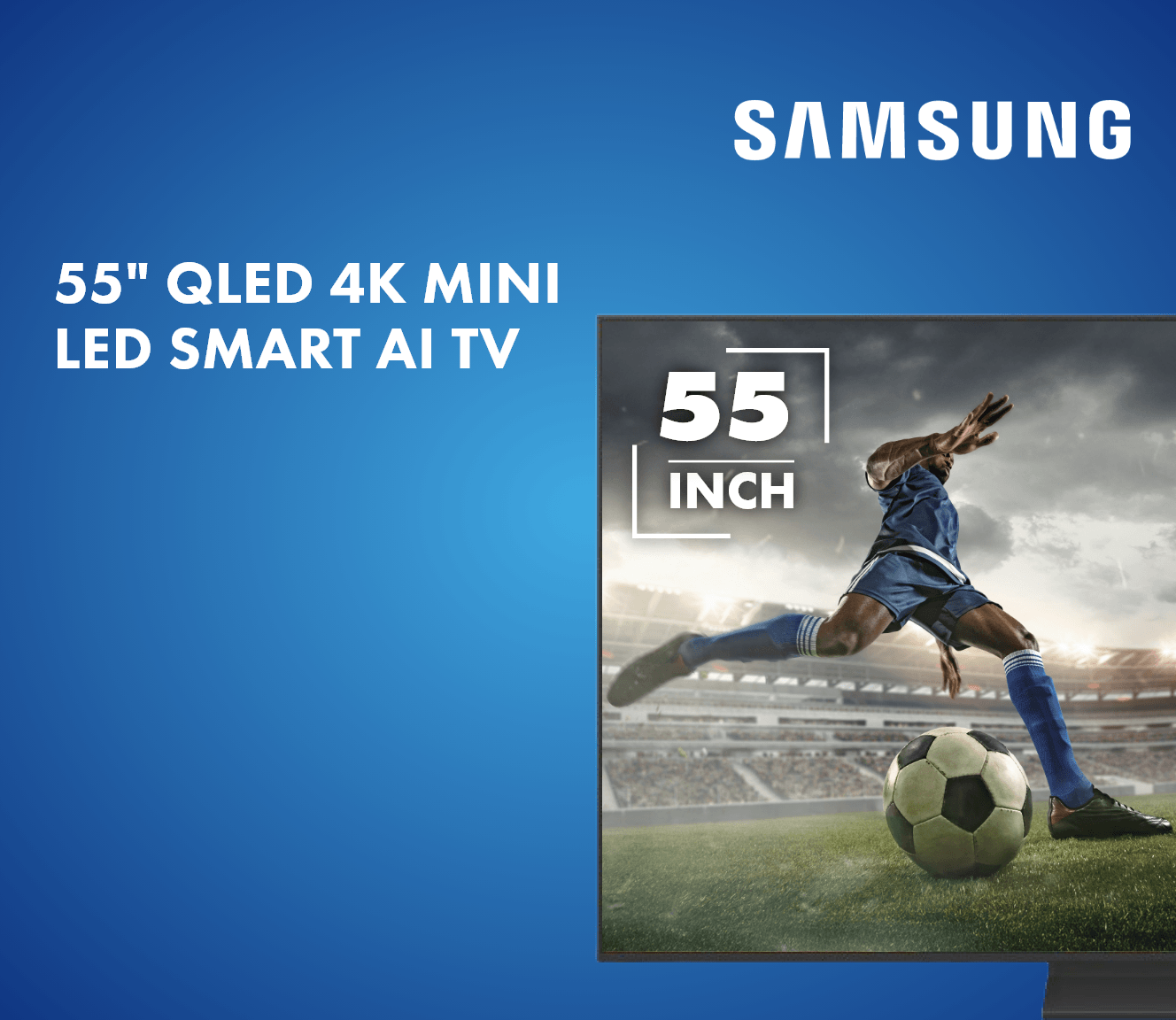 Samsung 55" NEO QLED 4K Mini LED Smart AI TV