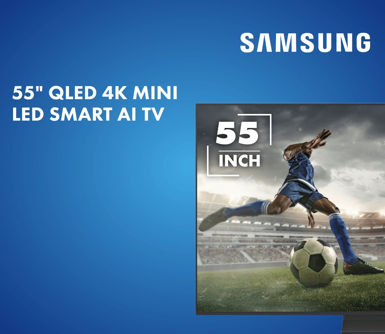 Samsung 55" NEO QLED 4K Mini LED Smart AI TV