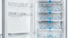 Image of the inside of the Bosch 574L Quad Door Refrigerator with a graphic depicting the multi airflow system.