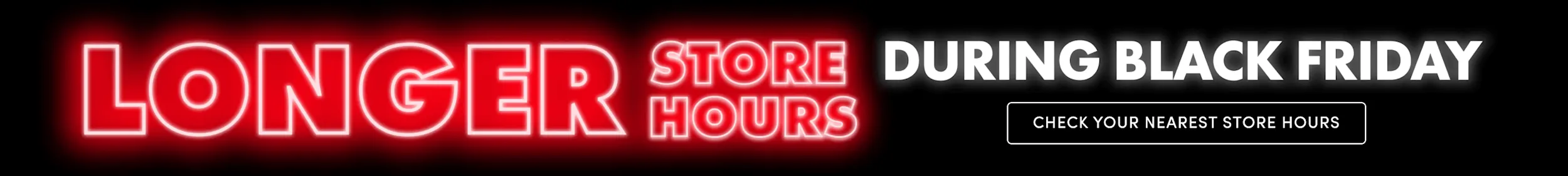 Black Friday Sale Store hours
