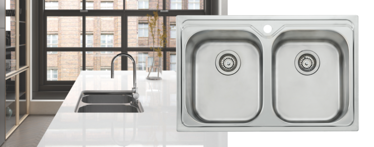 Oliveri Diaz Universal Double Bowl Sink