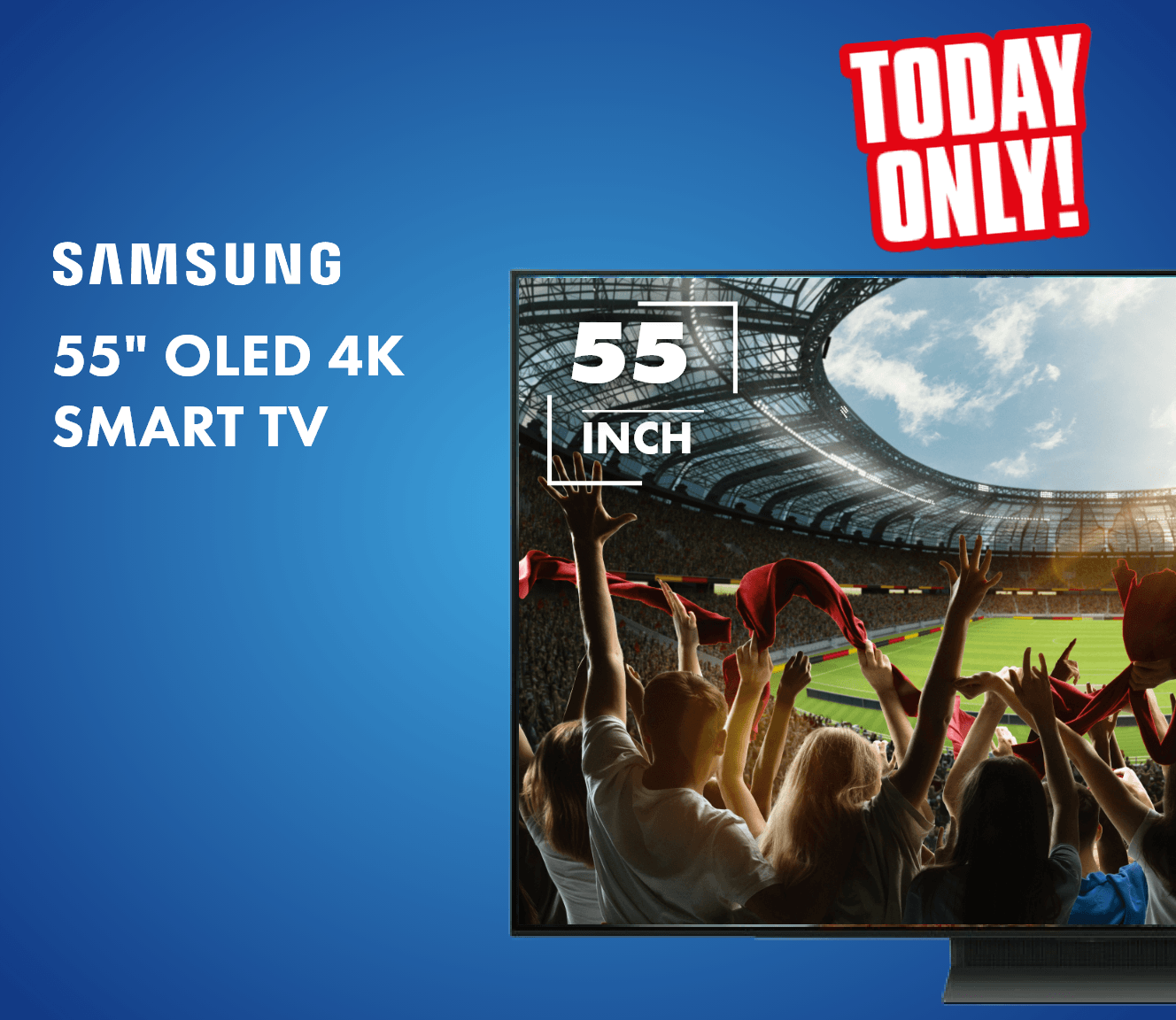 Samsung 55" OLED S90H 4K Smart AI TV 2026