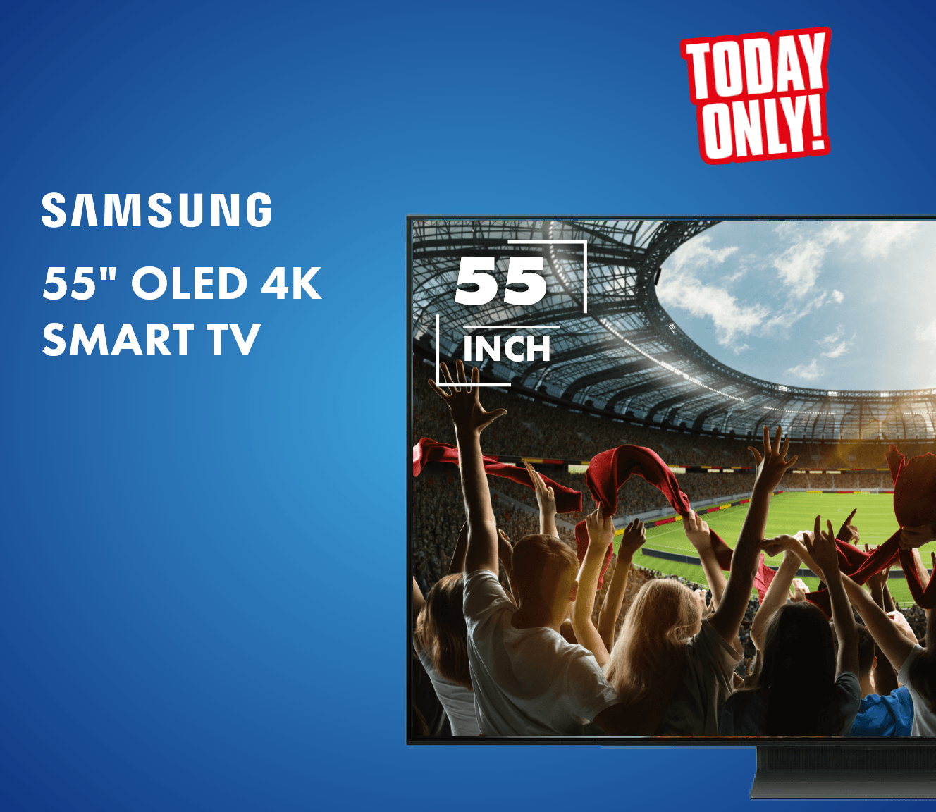 Samsung 55" OLED S90H 4K Smart AI TV 2026