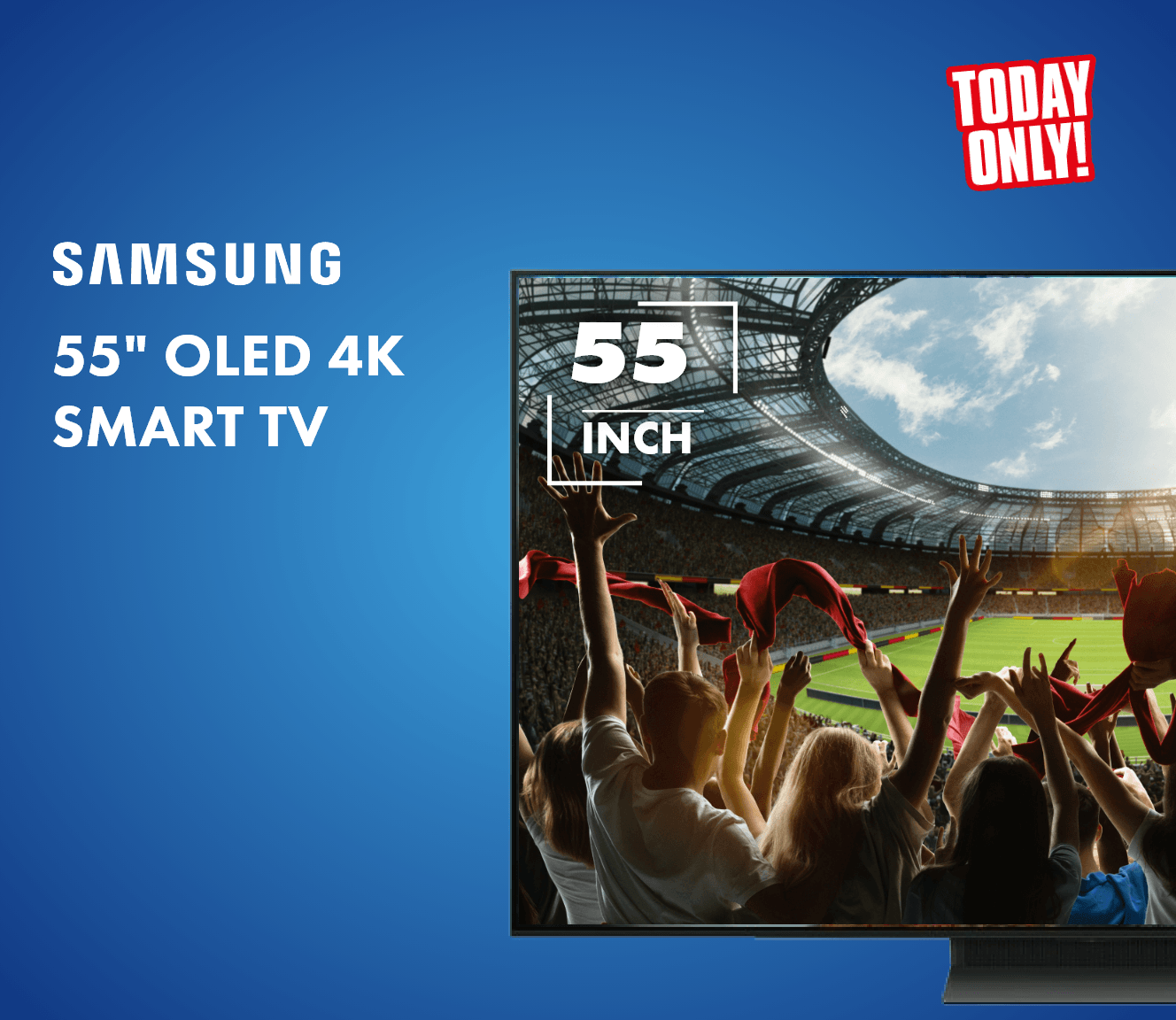 Samsung 55" OLED S90H 4K Smart AI TV 2026