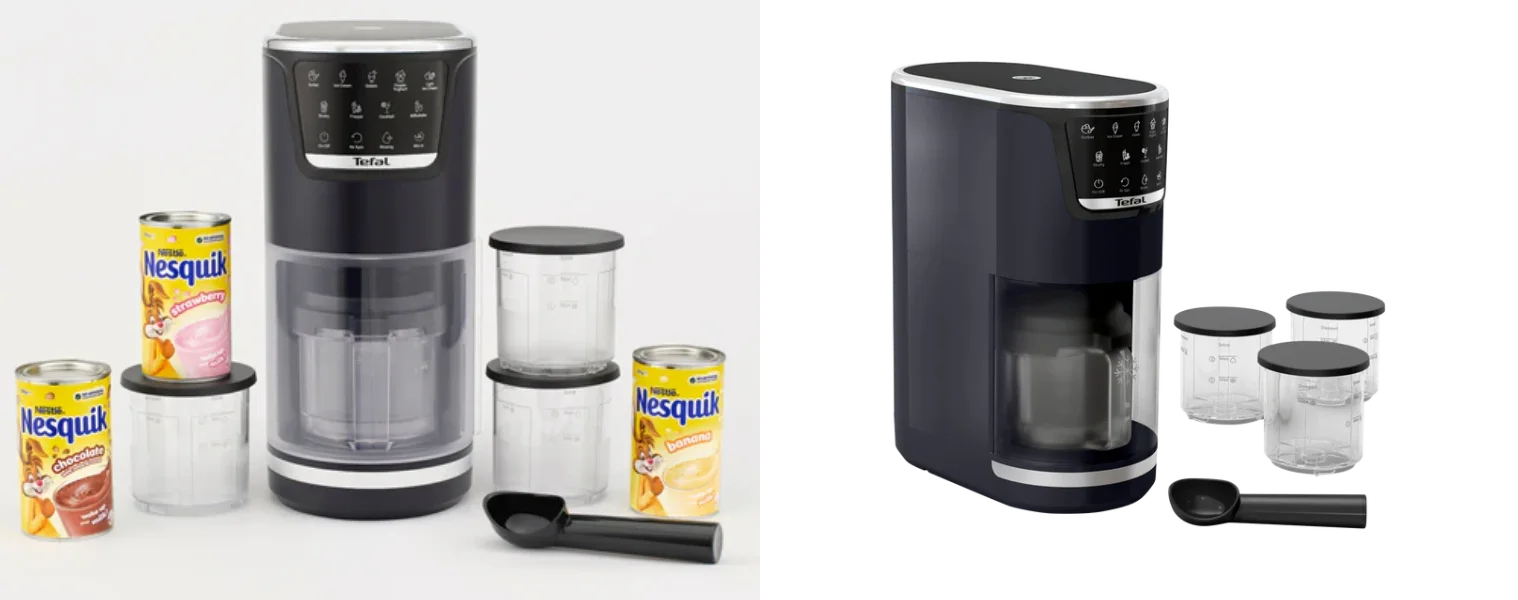 Tefal Dolci Black Knight Nesquik Bundle Ice Cream Maker image