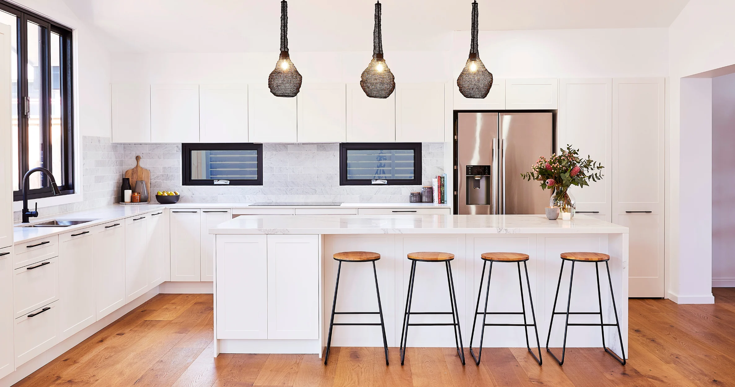 Lifestyle image of a modern Kinsman kitchen