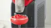 Close up of delicious red slushi made from Ninja machine.