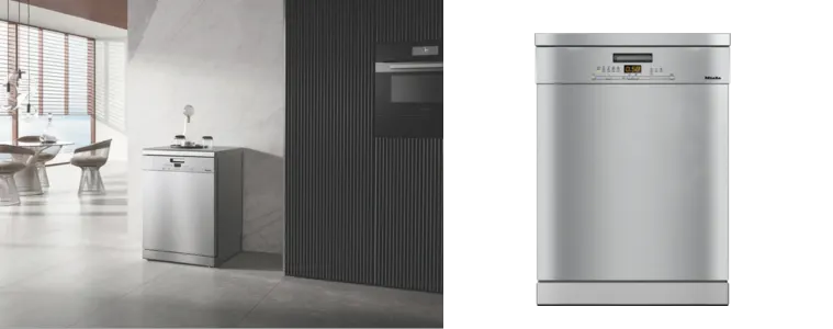 image of Miele 60cm Freestanding Dishwasher CleanSteel