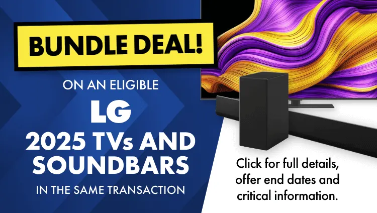 LG 2025 TV & Soundbar Bundle Deal