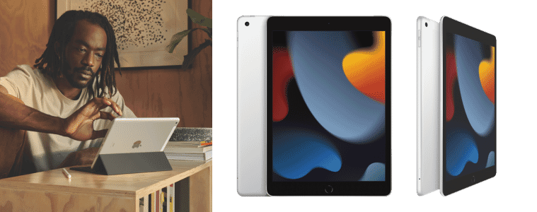 Product image of the Apple iPad 10.2" (9th Gen) 64GB WiFi Silver