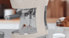Smeg Espresso Coffee Machine in cream