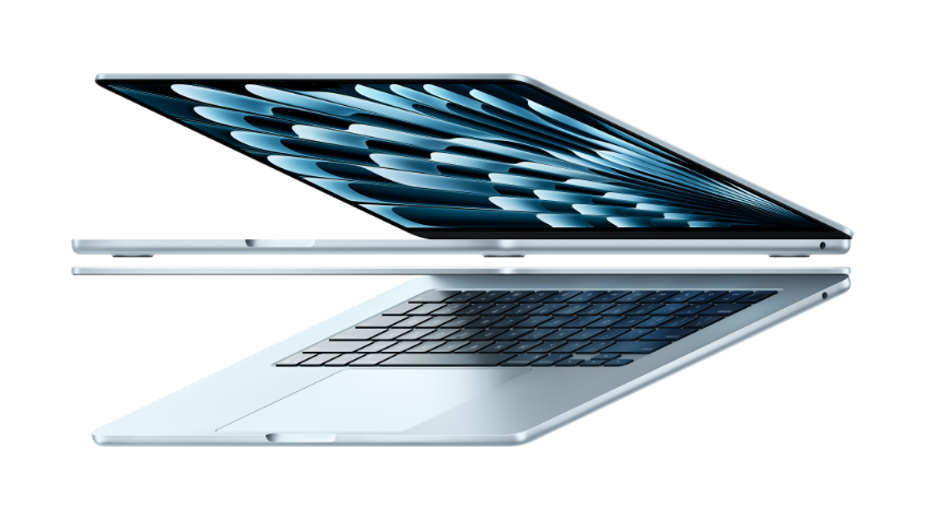 Close up of new Apple Mac Pro Laptop family