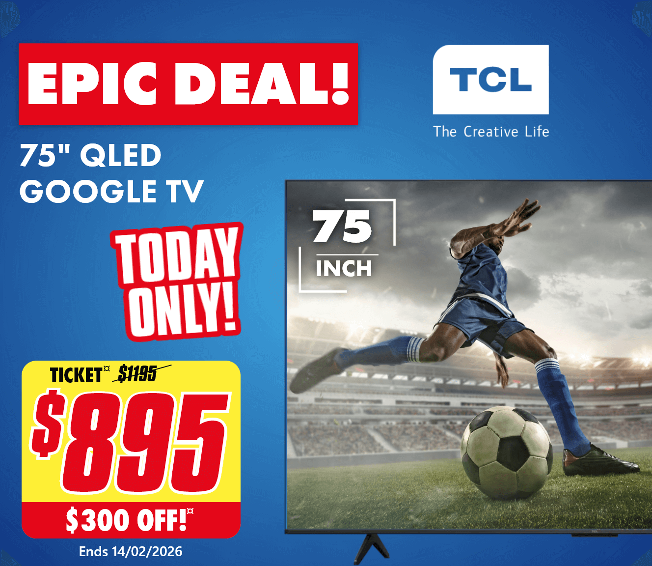 HOMEPAGE - 14FEB26 - TCL TV 50094251