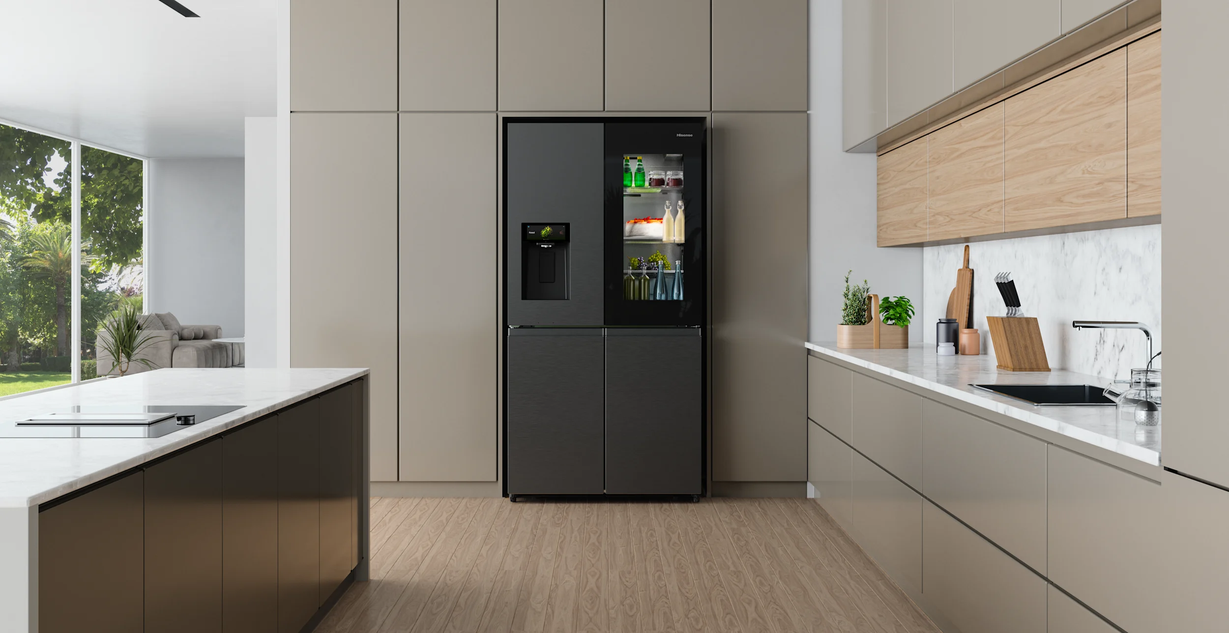 Hisense 615L PureView French Door Refrigerator