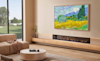 Hisense CanvasTV in modern living room