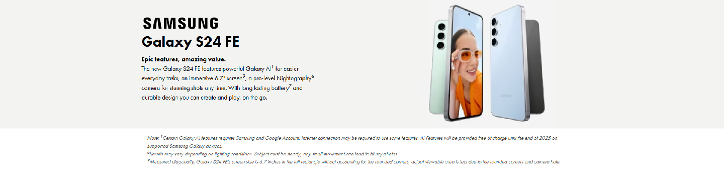 Samsung Galaxy FE - Hero