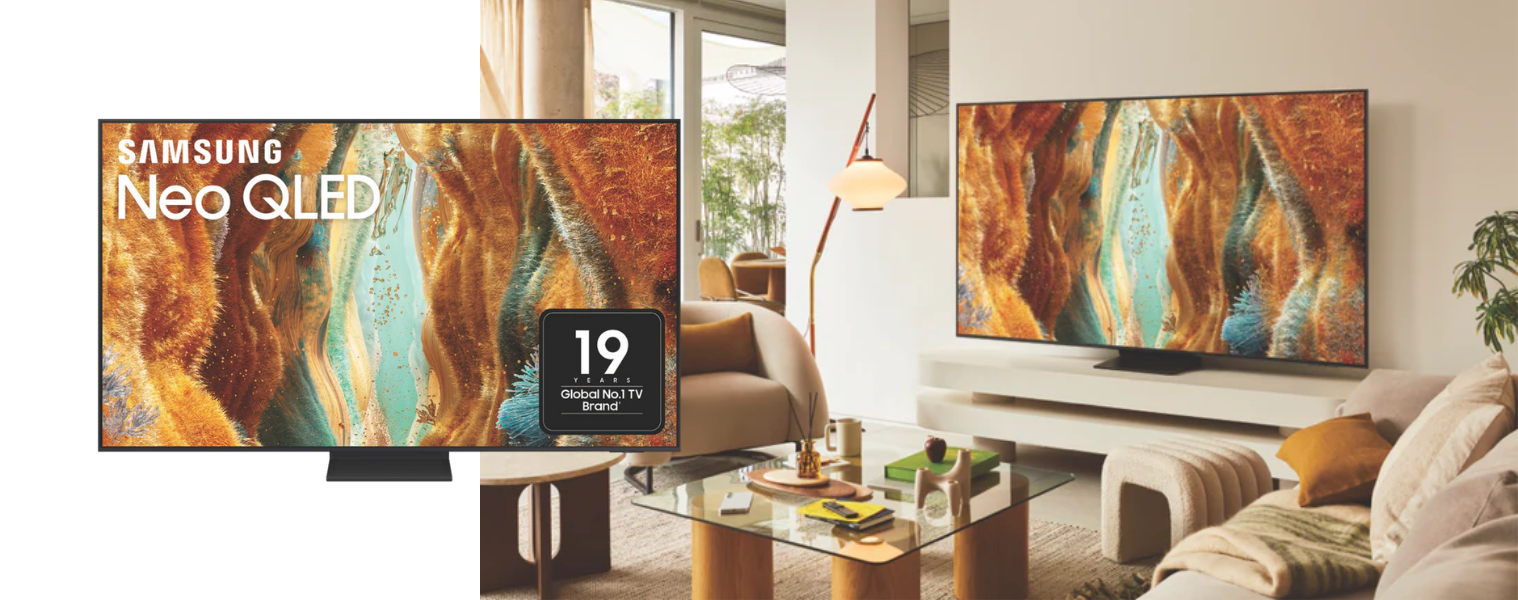 Samsung 65" QN70F NEO QLED 4K Mini LED Smart AI TV 2025
