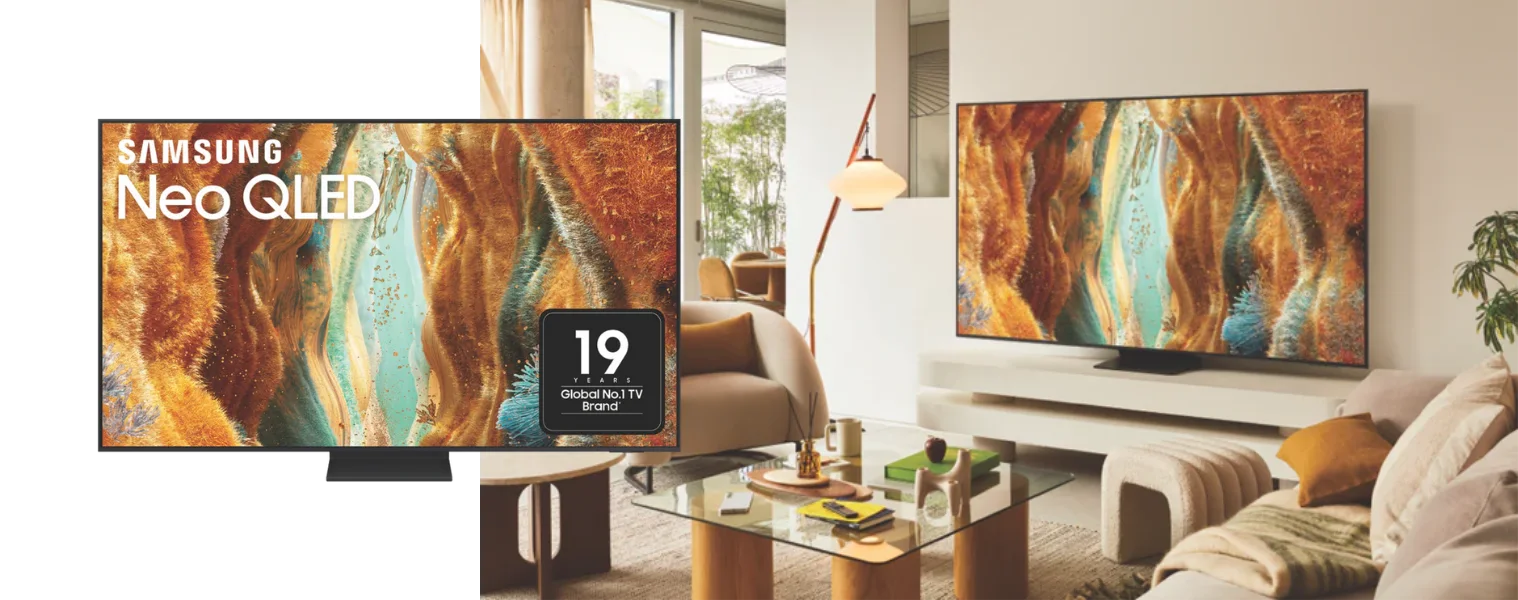 Samsung 65" QN70F NEO QLED 4K Mini LED Smart AI TV 2025