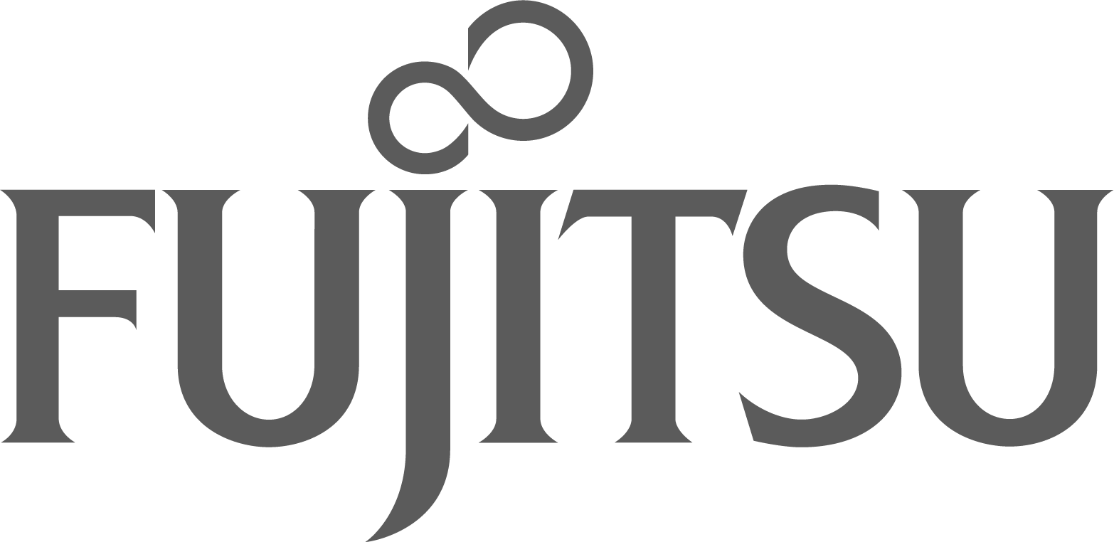 fujitsu greyscale logo