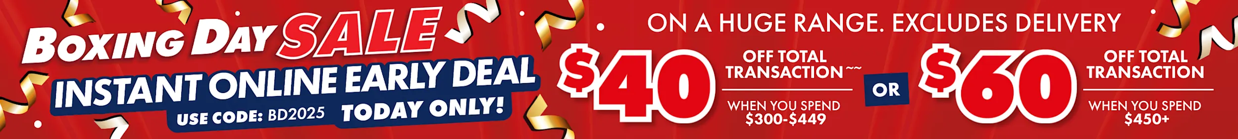 Boxing Day Instant Deals