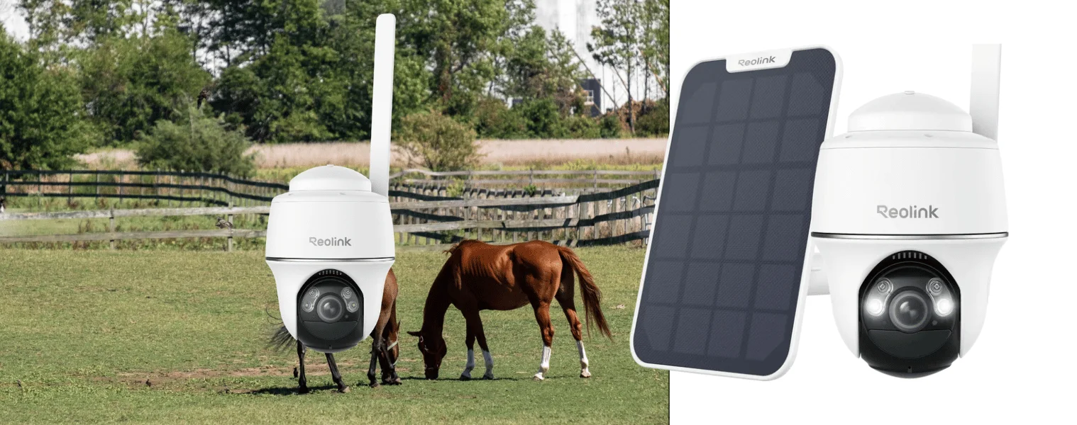 Reolink Go PT Plus+Solar Panel+64GB SD Card 2K+ 4G LTE WireFree Camera