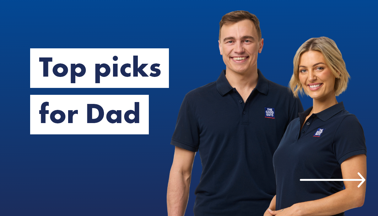 Discover our top picks for Father's Day at The Good Guys. From Air Fryers to Smart Watches, we've got something for every kind of Dad! 