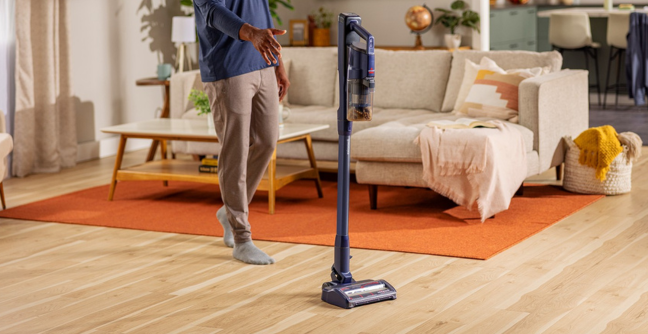Lifestyle image of the Bissell POWERCLEAN DUALBRUSH