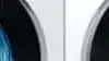 Samsung washer and dryer side by side in laundry.