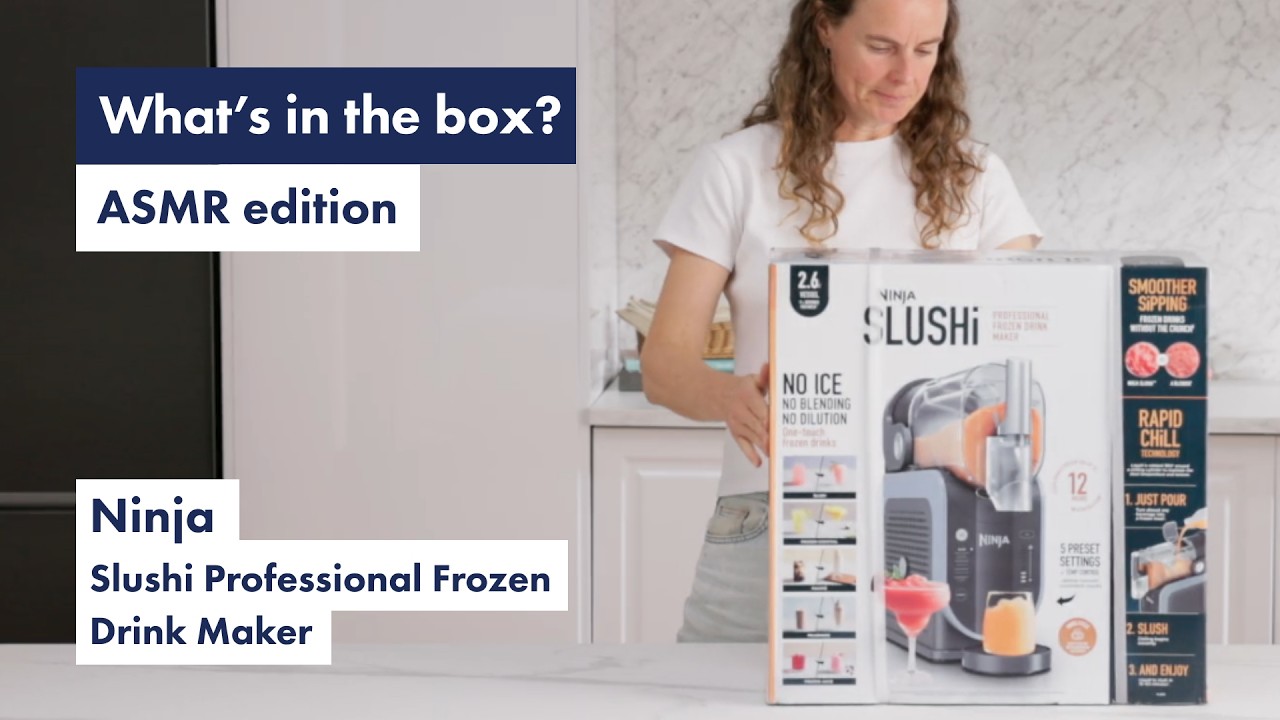 Unboxed ASMR: Ninja Slushi Professional Frozen Drink Maker FS301ANZ