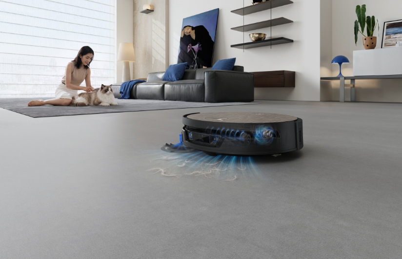 BLAST Suction + Anti-Mite Chamber feature from ECOVACS. Learn more with The Good Guys. 