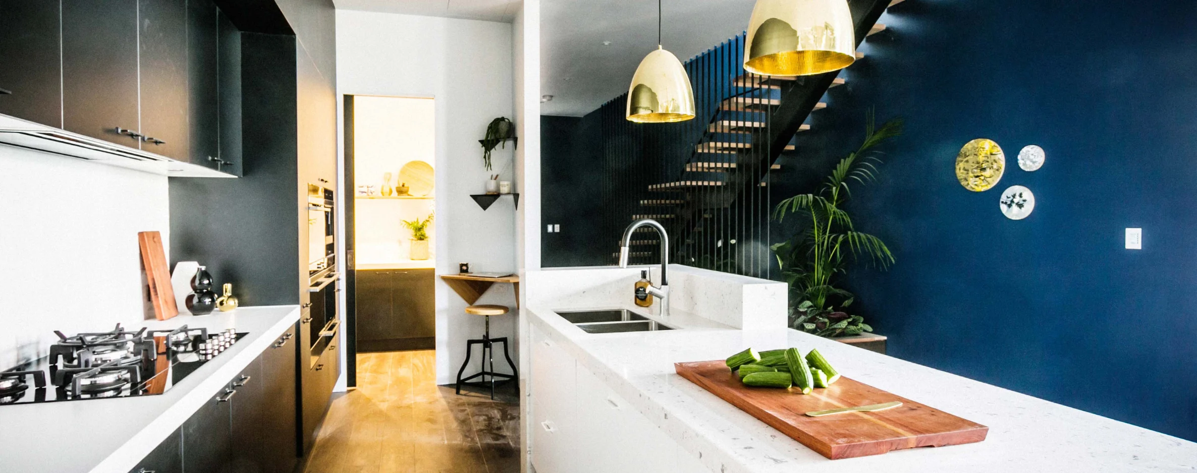 lifestyle image of a shaker style kinsman kitchen