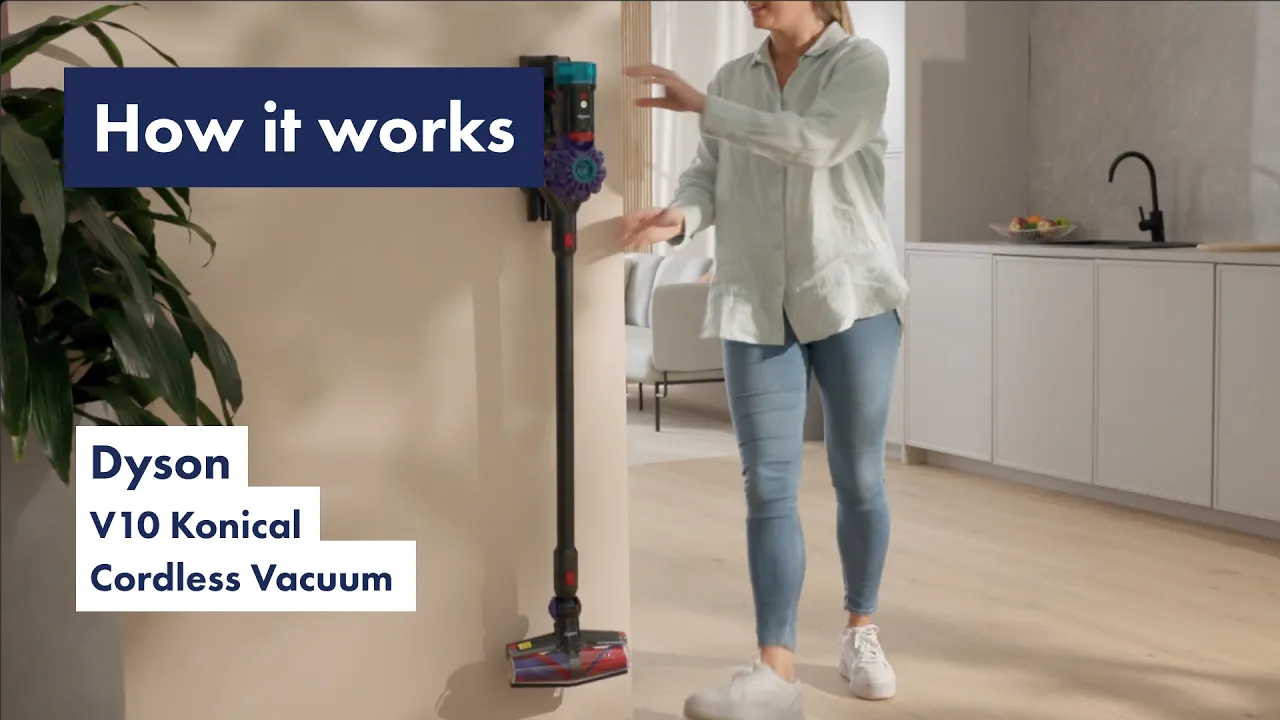How it Works: Dyson V10 Konical Cordless Vacuum 626407-01 YouTube Video
