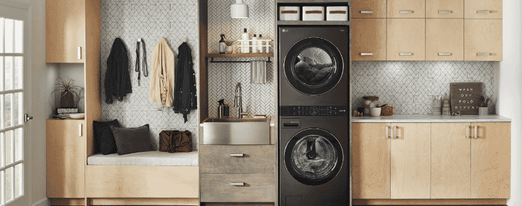 A mudroomlaundry hybrid