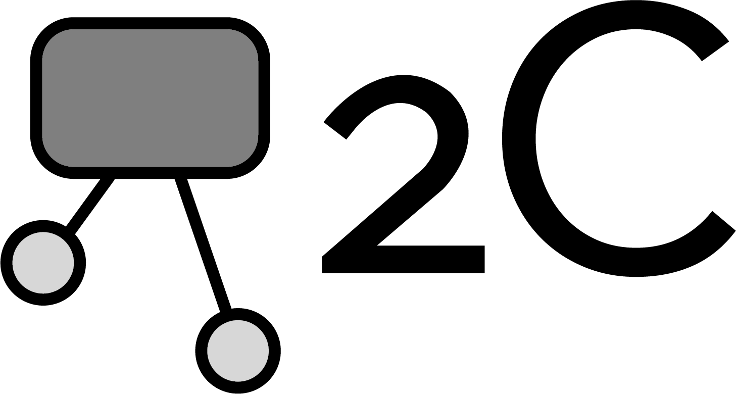 2c greyscale logo