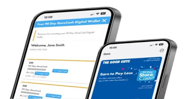 How 90 Day StoreCash> Works - Sign up to 90 Day StoreCash> - step 2