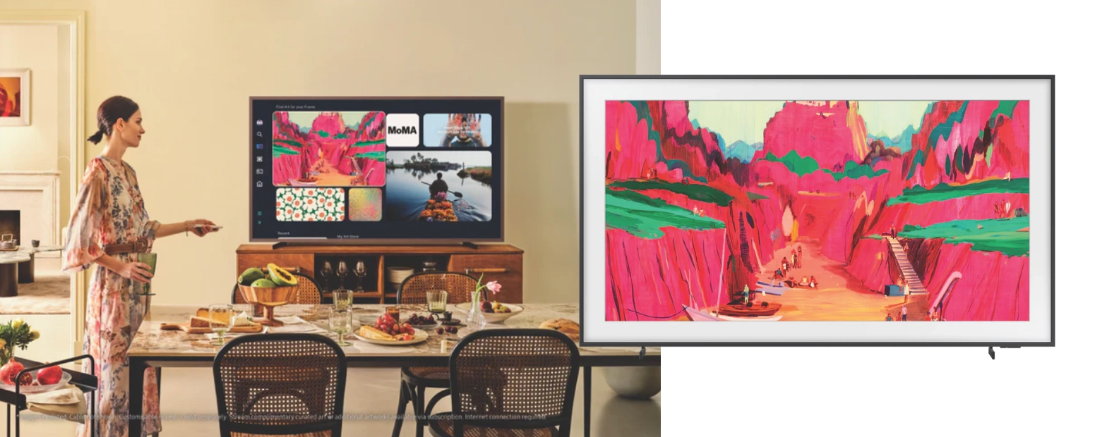 Product image of the Samsung 75 LS03F The Frame Pro NEO QLED 4K Mini LED Smart AI TV 2025