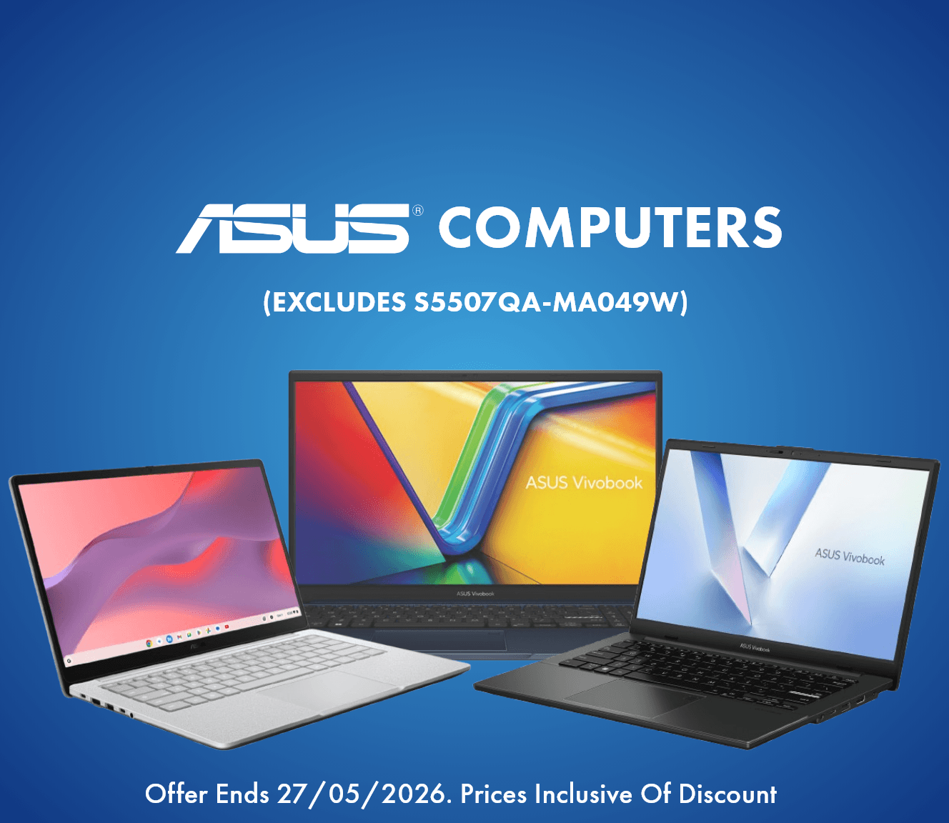 20% off Asus Computers (Excludes S5507QA-MA049W)