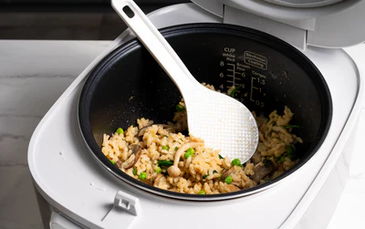 Panasonic 8 Cup Rice And Multi Cooker White/Silver