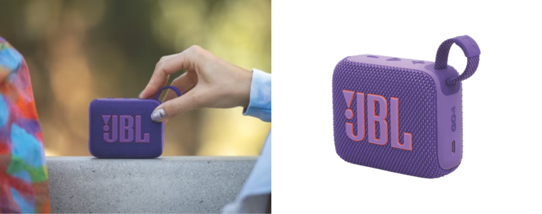 JBL Go 4 Mini Bluetooth Speaker - Purple