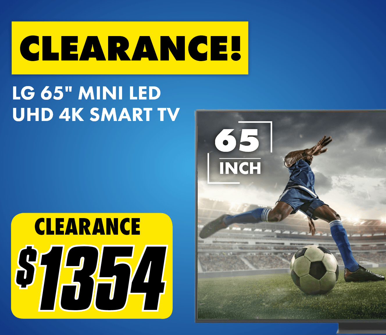 LG 65" EVO AI Mini LED UHD 4K Smart TV