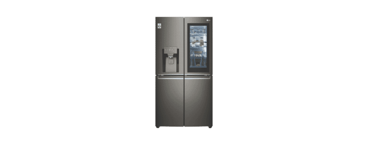 Front on image of an LG 637L InstaView Refrigerator
