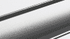 Close up image of the LG Essence Matte White French Door Fridge.