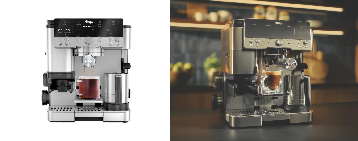 product image of Ninja Luxe Cafe Manual Espresso Coffee Machine