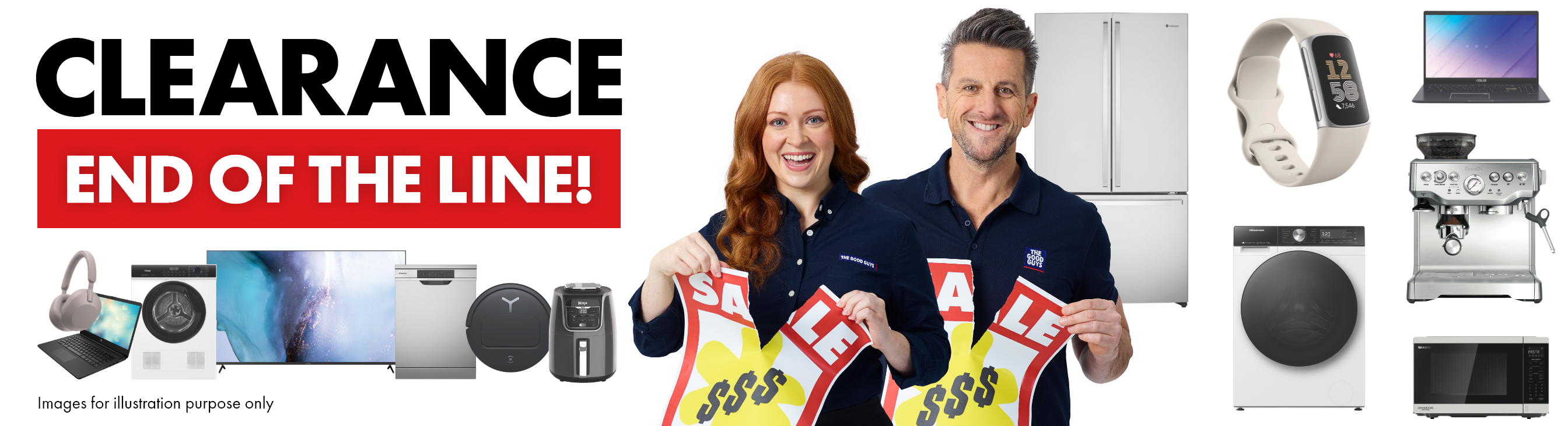 End of the line Clearance ath The Good Guys