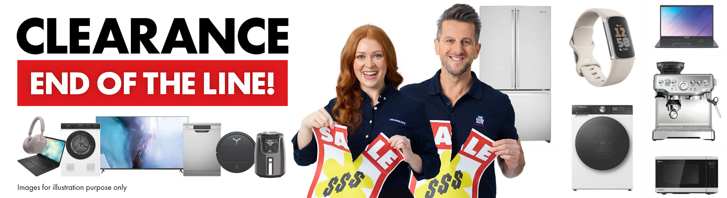 End of the line Clearance ath The Good Guys