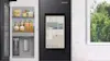 Close up of Tablet on a Samsung Family Hub Fridge.