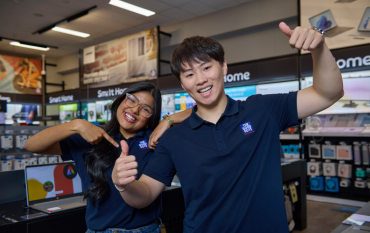The Good Guys retail staff in store