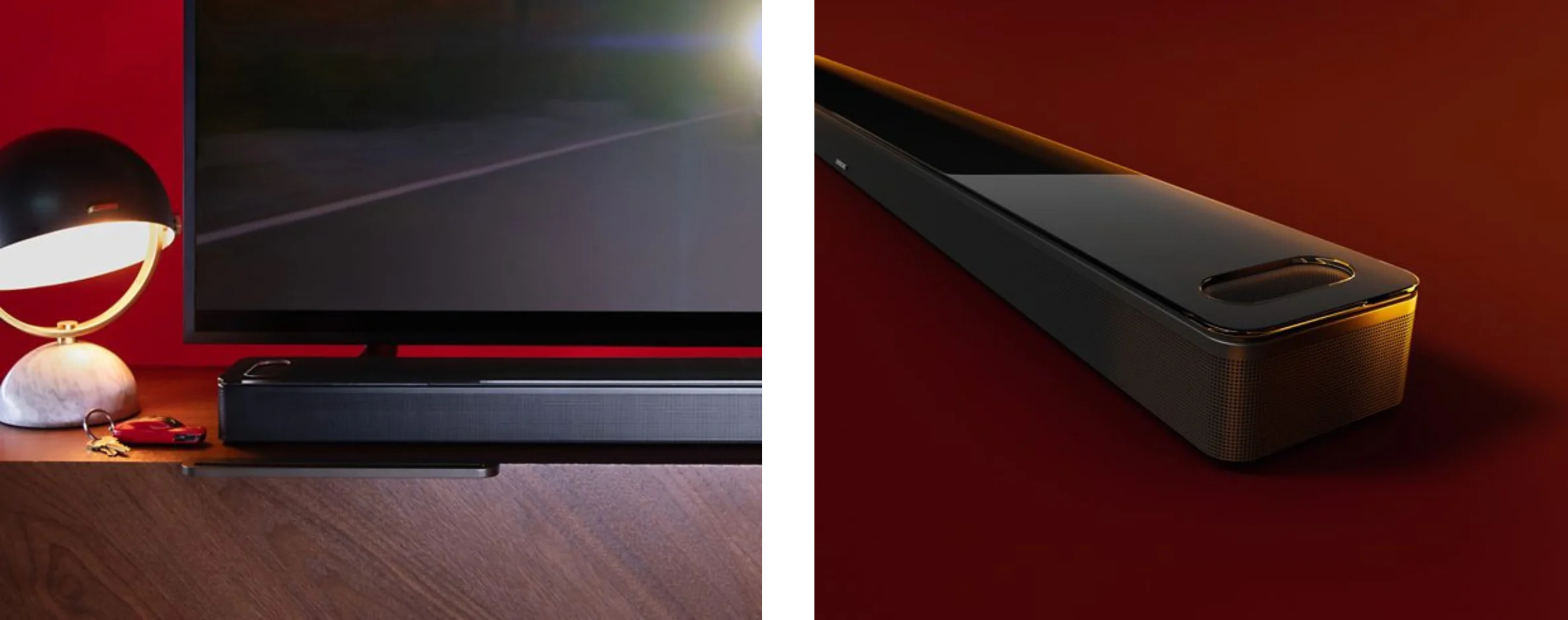 Lifestyle images of the Bose Smart Ultra Soundbar