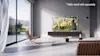 Stylish TCL Frame TV with Table Stand.