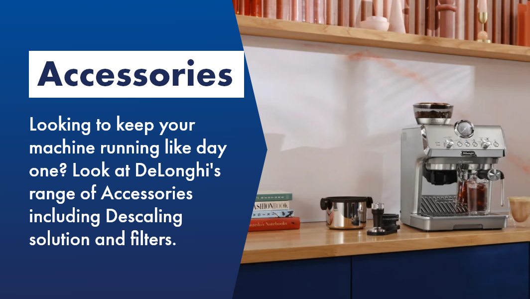 De'Longhi accessories keep your coffee machine lasting, shop now at the good guys!